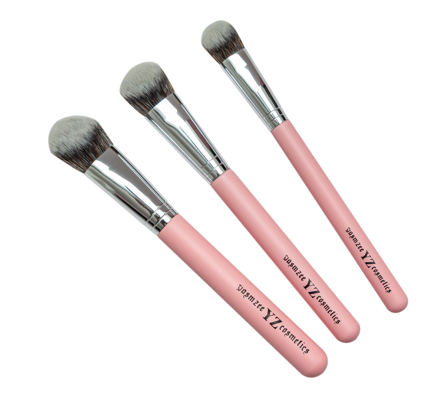 Flat trio brush set