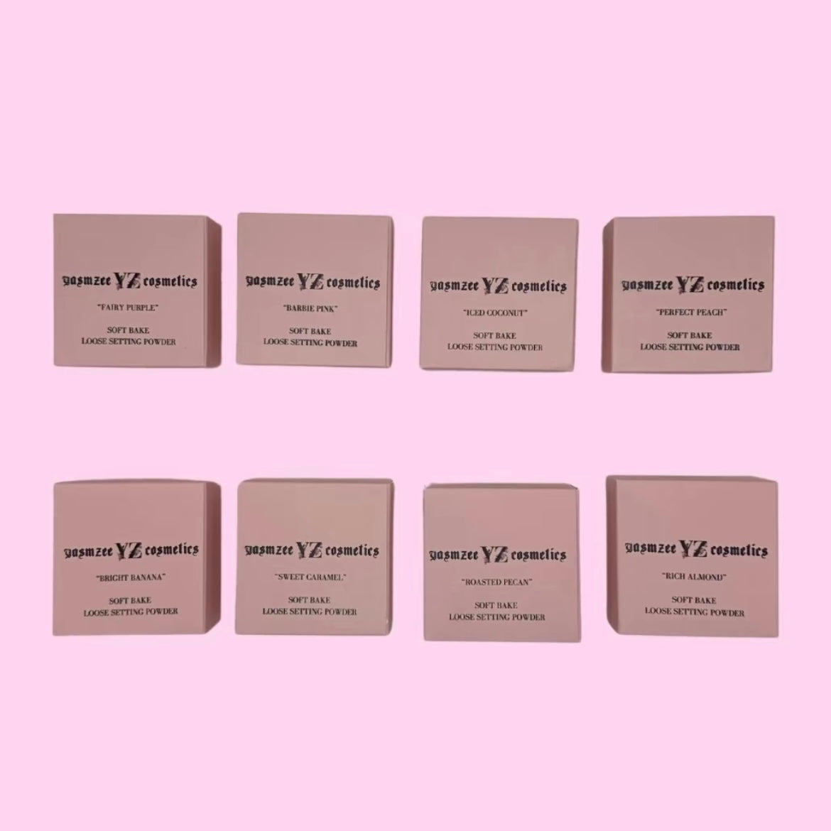 Soft bake loose powder