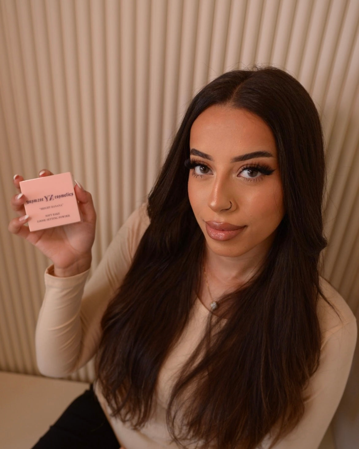 Soft bake loose powder