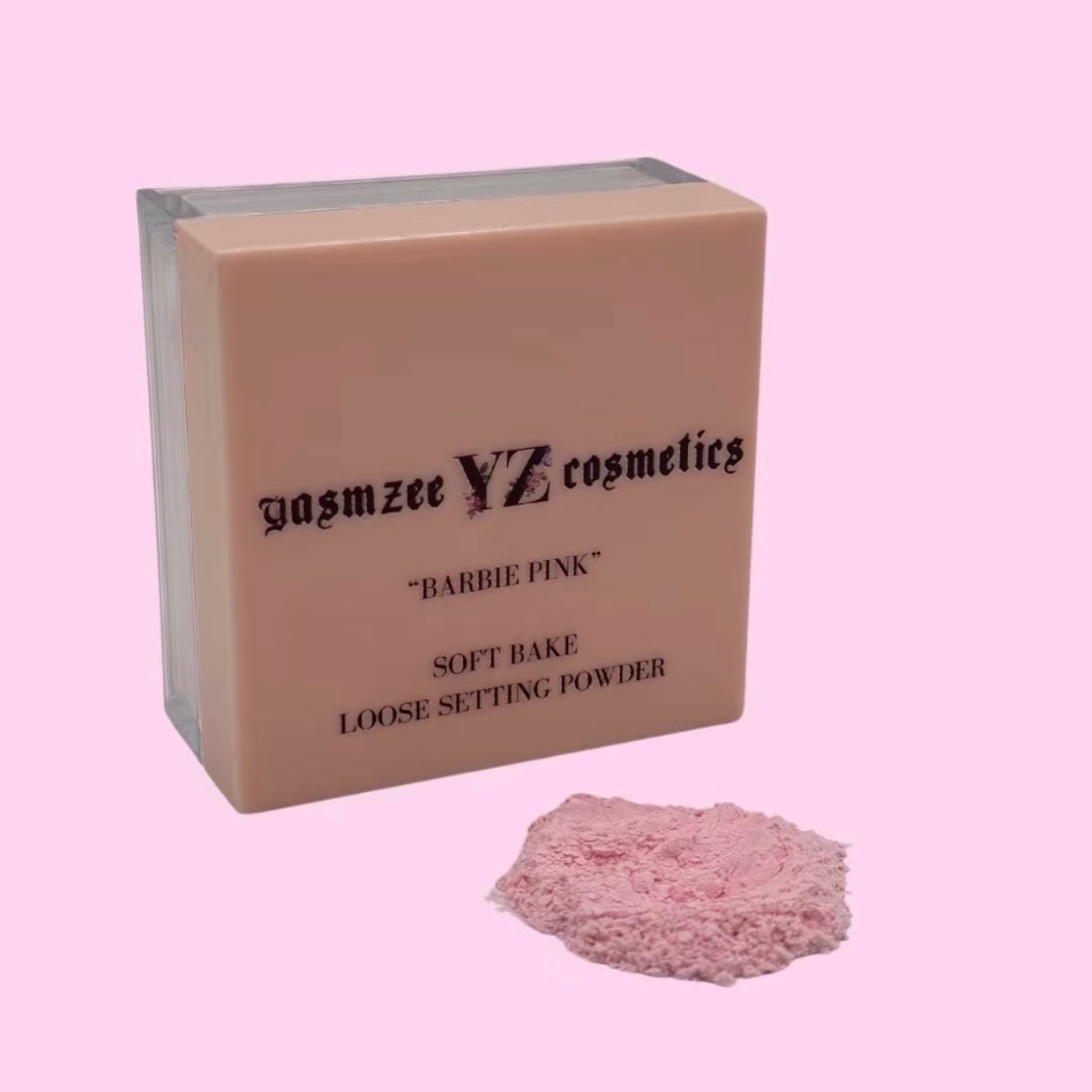 Soft bake loose powder