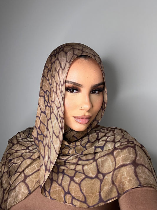 Crocodile print modal