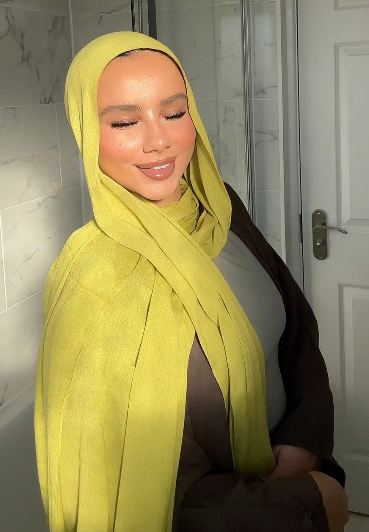Lime green modal