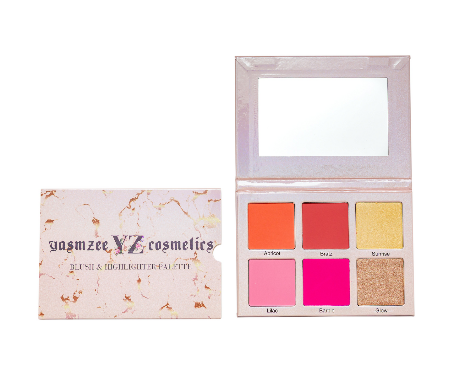 Blush & highlight palette
